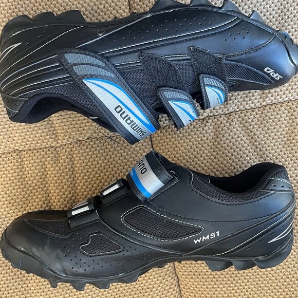SHIMANO SH-WM51 SPD Women's Specific Fit CYCLING SHOES cleats 10.4 US 43 EUR - Picture 3 of 9